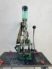 VINTAGE 1980'S RCBS GREEN MACHINE INLINE PROGRESSIVE RELOADING PRESS .44 SP MAG