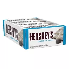 Hershey’s Cookies ‘n’ Creme Bar, 1.55-Ounce Bar, 36 Count Box - On Sale Now