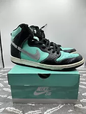 Size 11.5 Nike SB Dunk High Premium x Diamond Supply Co Tiffany 2014 653599-400