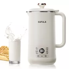 Dufuls 8 in 1 Nut Milk Maker, 40.58oz Soy Milk Maker with10 Blades, Automatic...