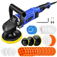 NEW 3000W Rotary Car Polisher Buffer Sander 7" Polishing Machine Waxer Pad