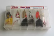 sealed box Mepps Piker kit, fishing tackle lures walleye, pike, largemouth bass