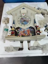 Mickey & Friends Disney Happiest of Times Cuckoo Clock Ltd - Bradford Exchange