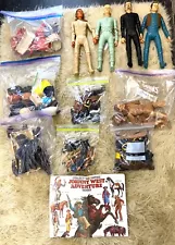 VTG MARX TOYS LOT Johnny West Knights & Vikings Action Figures Accessories Parts