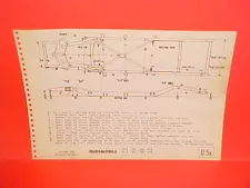 1953 OLDSMOBILE SUPER 88 98 FIESTA CONVERTIBLE COUPE SEDAN FRAME DIMENSION CHART