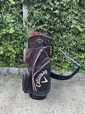 Callaway Golf Cart Bag With 14 Way Divider System 36” Tall Red/Black