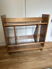 Danish Style Mid Century Modern Small Bookcase