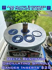 DELTA BOSS B.O.S.S. Bench Benchtop Oscillating Spindle Sander Inserts