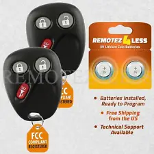 2 For 2006 2007 2008 2009 Chevrolet Trailblazer Keyless Entry Remote Car Key Fob