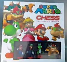 Nintendo USAopoly Super Mario Collectors Edition Chess Set Complete Unopened