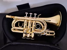 Carol Brass CPT-4000-YLS C Pocket Trumpet