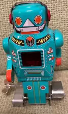 ICHIKO JAPAN Robot Tin Toy 14cm hard to find Rare No BOX