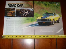 1975 FORD FALCON XB GT AUSTRALIAN ORIGINAL 2010 ARTICLE