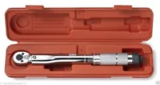 1/4" DR DRIVE INCH LBS POUND MICROMETER CLICKER TORK TORQ TORQUE WRENCH TOOL