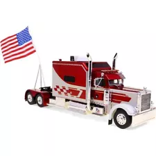 Peterbilt 379 Extended Sleeper Cab with American Flag