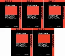 2011 Toyota 4-Runner Shop Service Repair Manual Complete Set