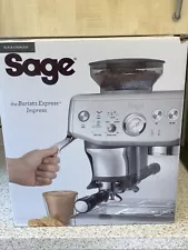 Sage The Barista Express Impress SES876 Bean To Cup Coffee Machine In Black