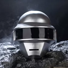 Xcoser 1:1 Daft Punk Helmet Thomas Cosplay Silver Replica Props Halloween Party