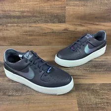 Nike Air Force 1 One Sage Low LX Size 12W / 10.5M Shoes Grey Black AR5409-004