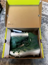 (BRAND NEW) Under Armour Highlight Football Cleats-Green/White