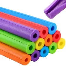 12 Pcs Jumbo Pool Noodles Bulk Pool Noodles Foam 51 x 2.36 Inch Large Pre Slit