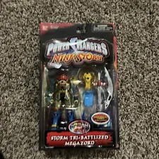 POWER RANGERS NINJA STORM 2003 5” TRI-BATTLIZED MEGAZORD FIGURE BANDAI