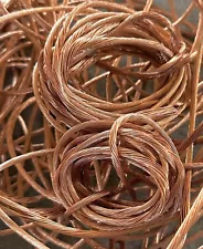 8 Pounds Bare Bright Scrap Copper Wire Jewelry Metal Melt