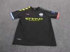 Manchester City Jersey Adult XL Puma Shirt Soccer 2019 2020 Away 125 Years Mens