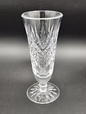 Waterford Ashbourne Cut Crystal Clear Footed Vase 7" Signed