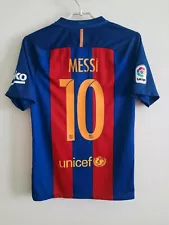 Barcelona Home Football Shirt Jersey 2016 2017 Nike Size S Lionel Messi