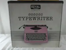 Royal 79105Y Classic Manual Typewriter (Pink)