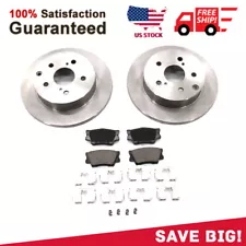 For 2006 - 2018 Toyota Rav4 Lexus HS250H Rear Disc Rotors + Brake Pads Hot Sales