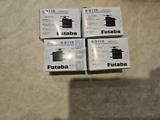 Futabu 4x S3115 Servo Motors for Small Powered Models