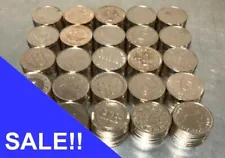 SALE!!! 250 MIXED SILVER PACHISLO SLOT MACHINE TOKENS - TUMBLE CLEANED