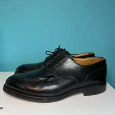 CROCKETT & JONES Onslow Black Leather Oxford Derby Dress Shoes Size 8.5 G