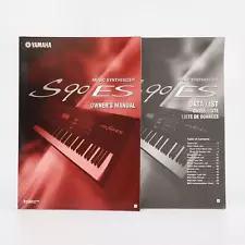 Yamaha S90 ES Keyboard Synthesizer Owner's Manual & Data List #53741