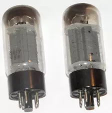 2 8417 POWER VACUUM TUBES! TEST GOOD! MADE IN USA!