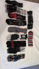 9 stance socks lot large mens