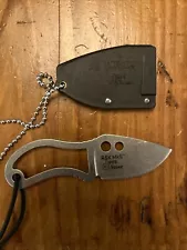 CRKT Doug Ritter RSK Mk5 Neck Knife, Stonewashed, With Sheath