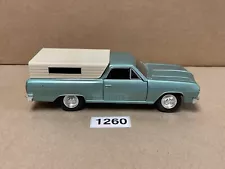 VERY RARE Maisto 1965 Chevrolet El Camino With Camper Shell Sleeper 1:25