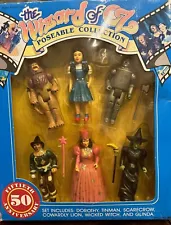 1988 The Wizard of Oz 50th Anniversary ~ 3 Fully Poseable Collectible Figures