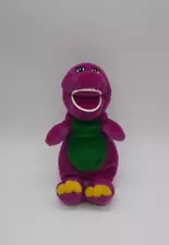 Vintage 90s Barney The Purple Dinosaur 7" Stuffed Animal Beanbag Plush Soft Toy