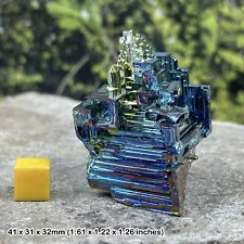 Bismuth large crystal for spiritual healing and transformation, uk seller