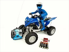 Yamaha Raptor 700R RC Quad Runner Blue ATV WITH Remote Control & Batteries WORKS