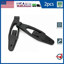 2pcs Hood Latch Base Strap Fits for Kenworth T300 T600 T800 W900 L56-0001 US (For: 2000 Kenworth)