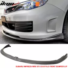 Clearance Sale For 08-10 Subaru Impreza WRX STI CS Front Bumper Lip Carbon Fiber (For: Subaru)