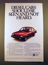 1982 Isuzu Diesel Coupe Car Ad - Seen Not Heard