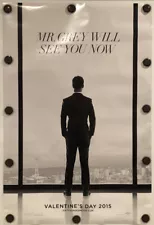 FIFTY SHADES OF GREY Original 27" X 40" DS/Rolled Movie Poster - 2015