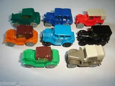 VINTAGE MODEL CARS COLLECTION 1920's SET 1:87 H0 - KINDER SURPRISE MINIATURES