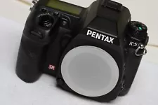 Pentax K-5 Digital SLR Body, 2 batteries Charger, instructions, strap NICE